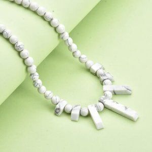 WHITE HOWLITE/ GENUINE GEMSTONE